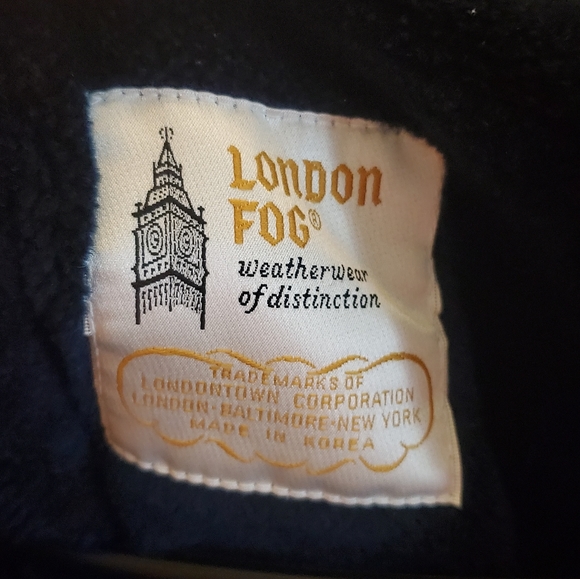 Vintage London Fog Periwinkle "car coat" - Picture 6 of 15